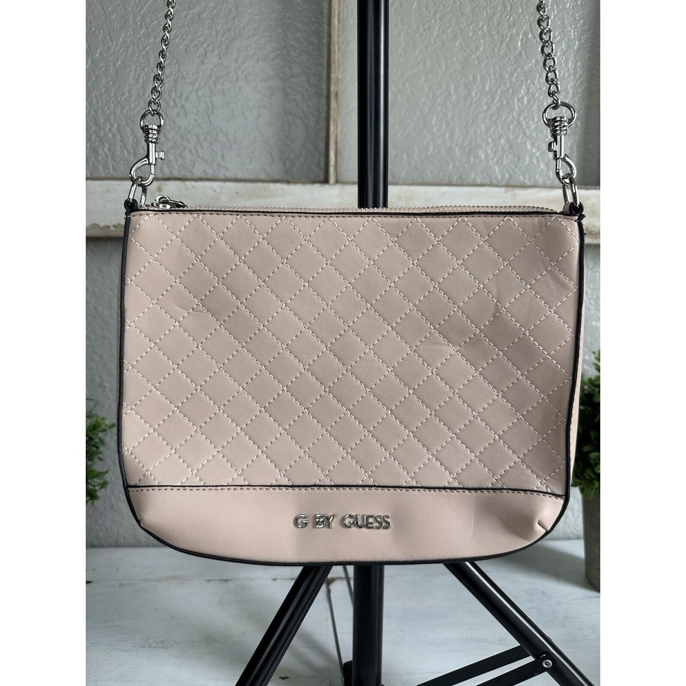 G By Guess Crossbody Purse Pink Satchel Removable Shoulder Strap Classic